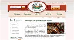 Desktop Screenshot of foxmeadowfarmvt.com